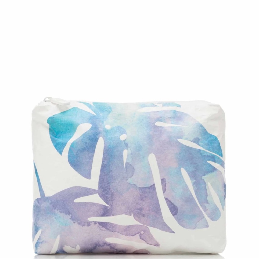 ALOHA Collection Small Pouch – Hibiscus Blue/Purple – NWT